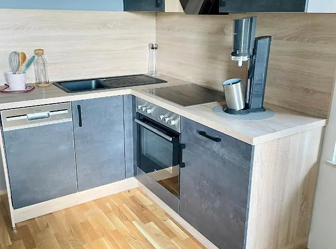 Freiblick 1 Bad Glbg Mit Garten Top1 公寓 巴特格莱兴贝格